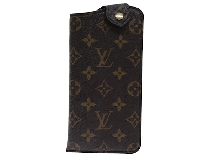 Louis Vuitton Etui à lunette Marrone Tela  ref.1368582