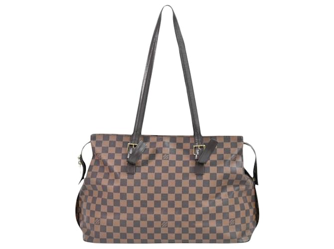 Louis Vuitton Chelsea Brown Cloth  ref.1368602