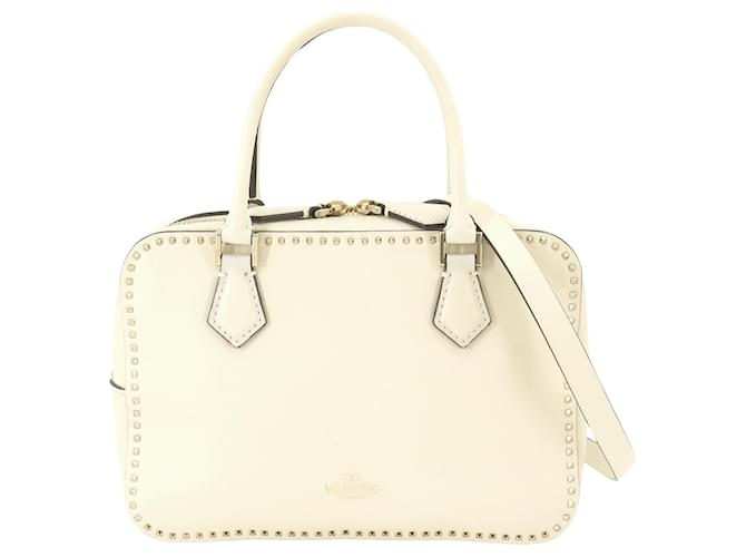 Valentino Garavani Beige Leather  ref.1368688