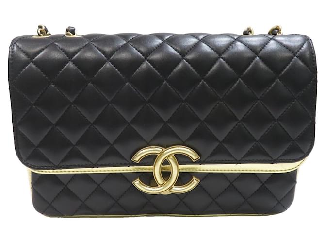Chanel Timeless Black Leather  ref.1368818