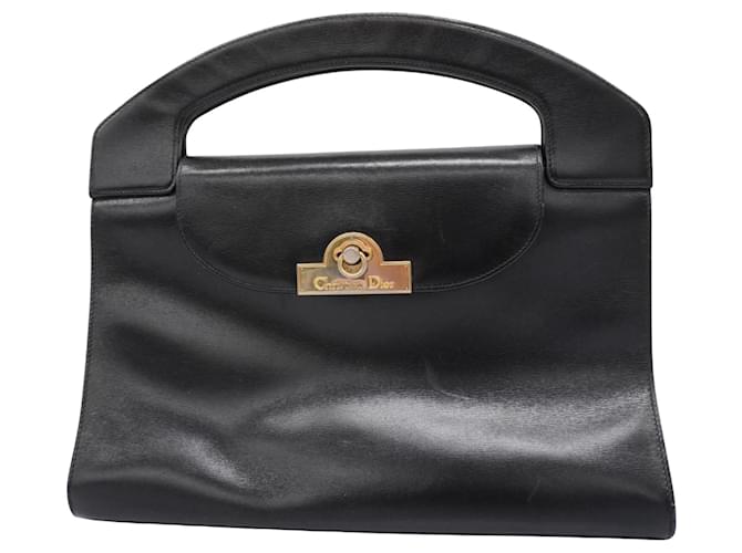 Dior Black Leather  ref.1368834