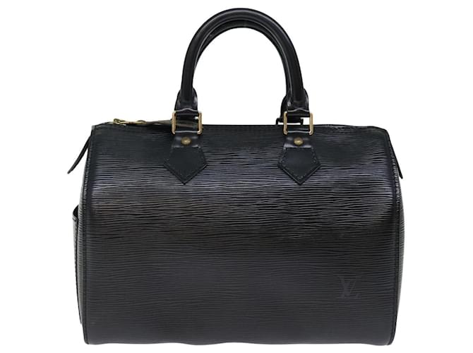 Louis Vuitton Speedy 25 Black Leather  ref.1368908