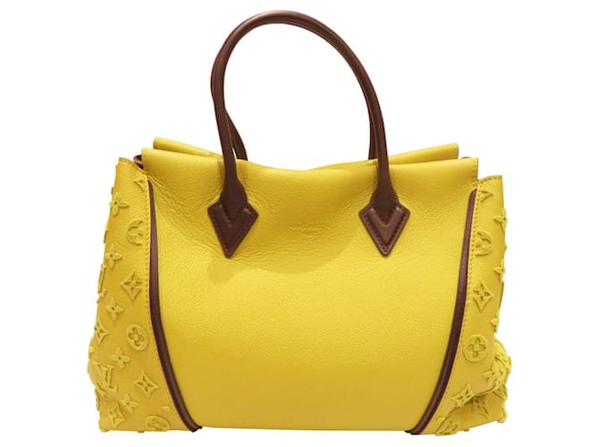 Louis Vuitton Tote W Yellow Leather  ref.1368917