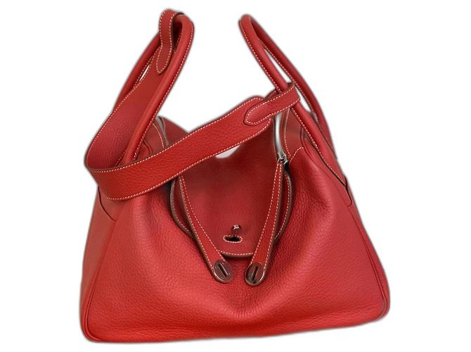 Borsa Hermès Lindy 34 Rossa Rosso