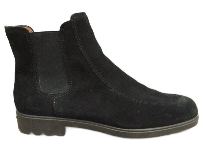 bottines Salvatore Ferragamo p 38,5 Noir