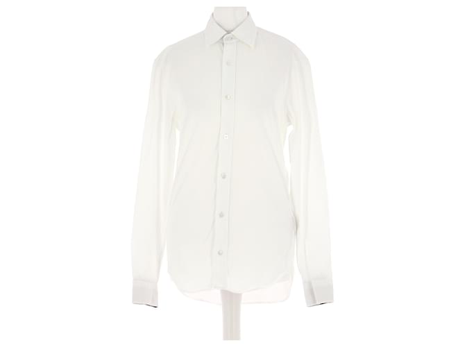 Burberry Shirt White Cotton  ref.1368991