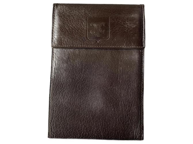 Céline Purses, wallets, cases Dark brown Leather  ref.1369040
