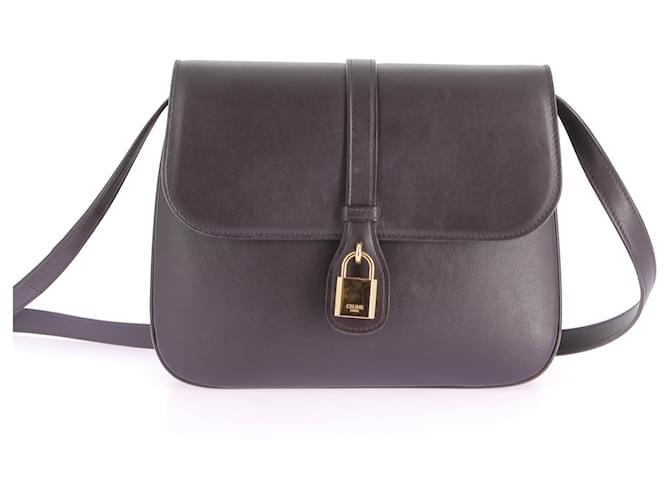 Céline CELINE Sacs à main T. Cuir Violet  ref.1369106