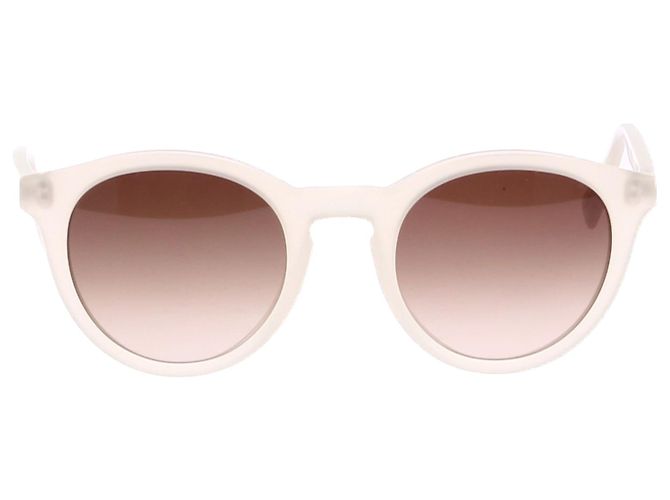 Autre Marque Non Signé / Unsigned sunglasses T.  Plastic White