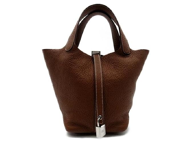 Hermès Hermes Clemence Picotin Lock PM  Leather Tote Bag in Excellent condition  ref.1369187