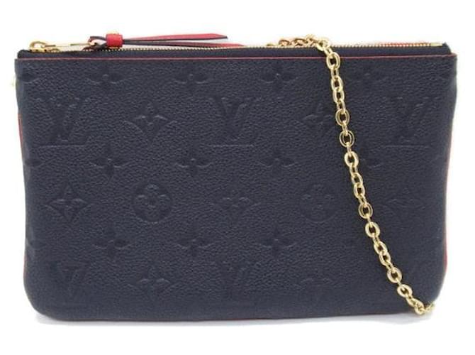 Louis Vuitton Pochette Double Zip Leather Shoulder Bag M63916 in Excellent condition  ref.1369194