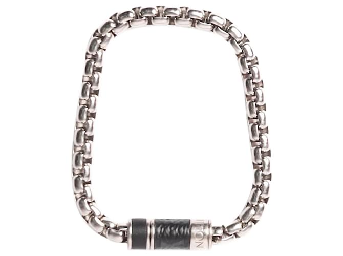Louis Vuitton Silver chain bracelet Silvery  ref.1369230