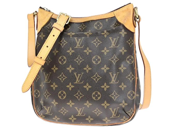 Louis Vuitton Odéon Marrone Tela  ref.1369245