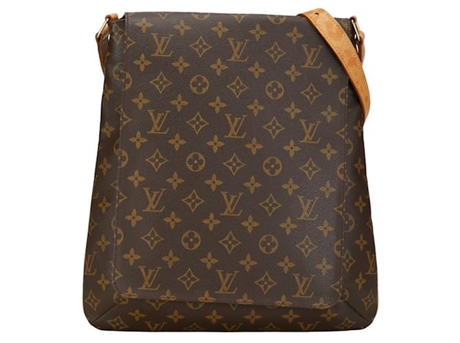 Louis Vuitton Musette Salsa Marrom Lona  ref.1369281