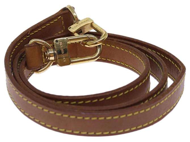 Louis Vuitton Shoulder strap Beige Leather  ref.1369284