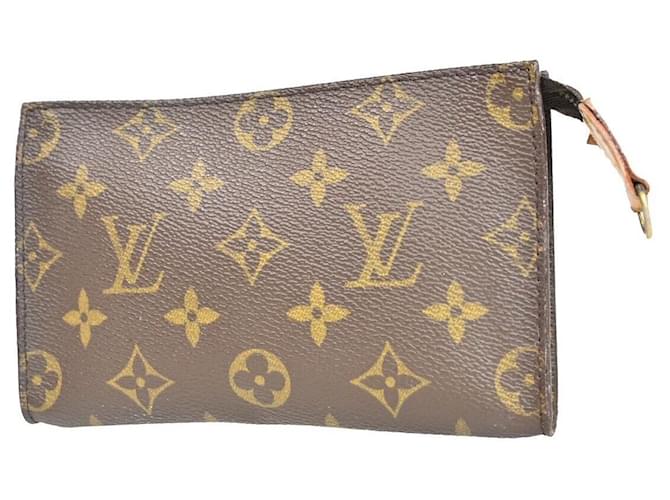 Louis Vuitton Poche Toilette 15 Castaño Lienzo  ref.1369328