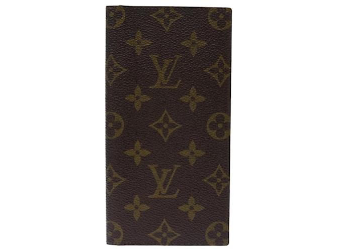 Louis Vuitton Agenda Cover Marrom Lona  ref.1369368