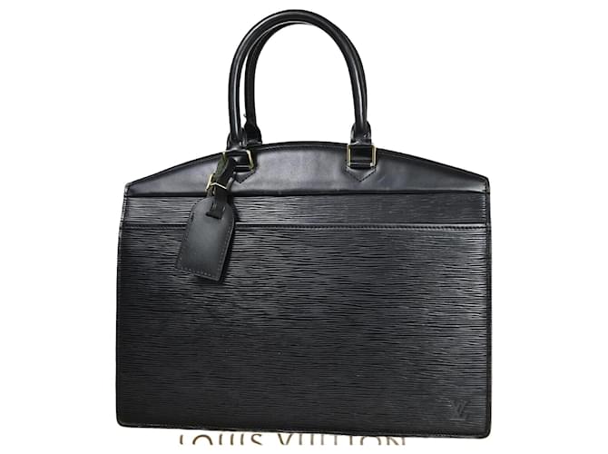 Louis Vuitton Riviera Preto Couro  ref.1369423