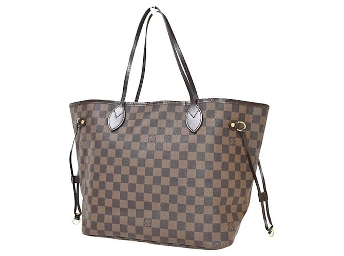 Louis Vuitton Neverfull MM Marrom Lona  ref.1369425