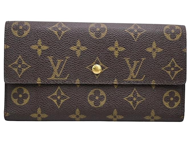 Louis Vuitton International Castaño Lienzo  ref.1369428