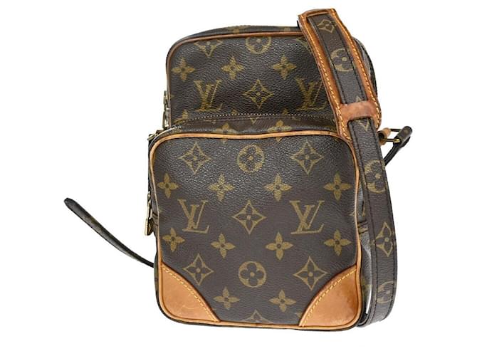 Louis Vuitton Amazon Marrom Lona  ref.1369437