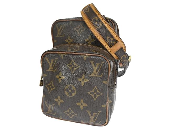 Louis Vuitton Mini Amazon Marrom Lona  ref.1369570