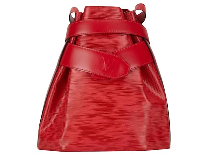 Louis Vuitton Sac d'epaule Roja Cuero  ref.1369652