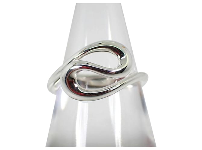 Tiffany & Co Wave Silvery Silver  ref.1369677