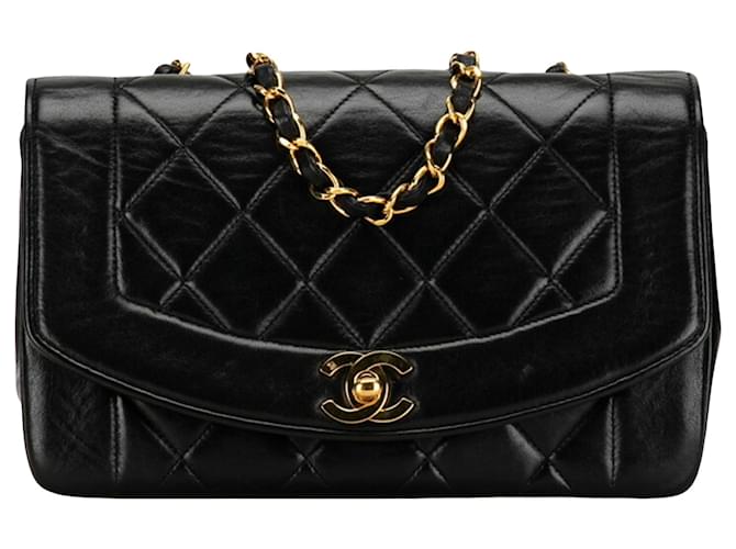 Chanel Diana Black Leather  ref.1369703