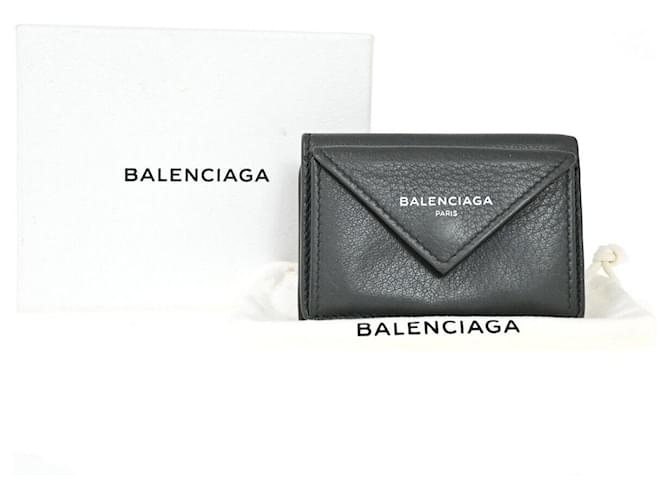 Balenciaga Papier Grey Leather  ref.1369720