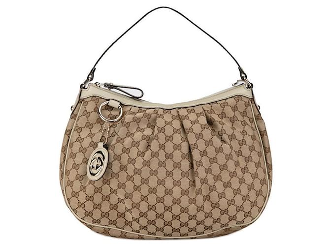 Bolsa de ombro Gucci GG Canvas Sukey Bolsa de ombro de lona 232955 em bom estado  ref.1369782