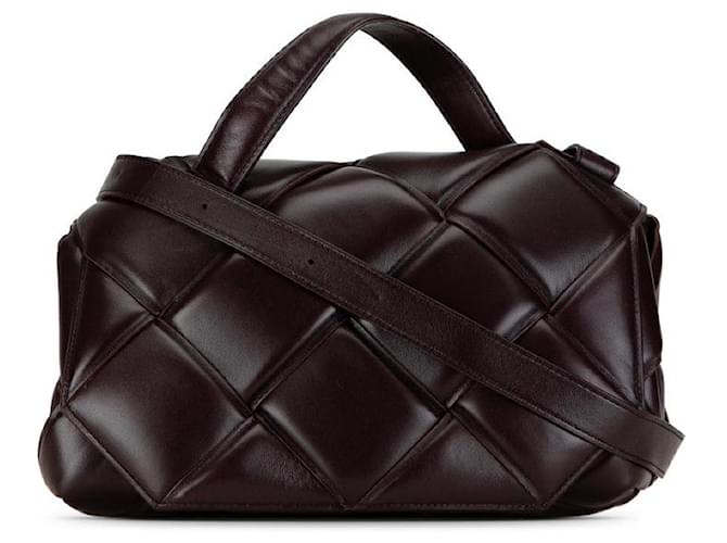 Bottega Veneta Maxi Intrecciato Leder Umhängetasche Leder Umhängetasche in gutem Zustand  ref.1369787