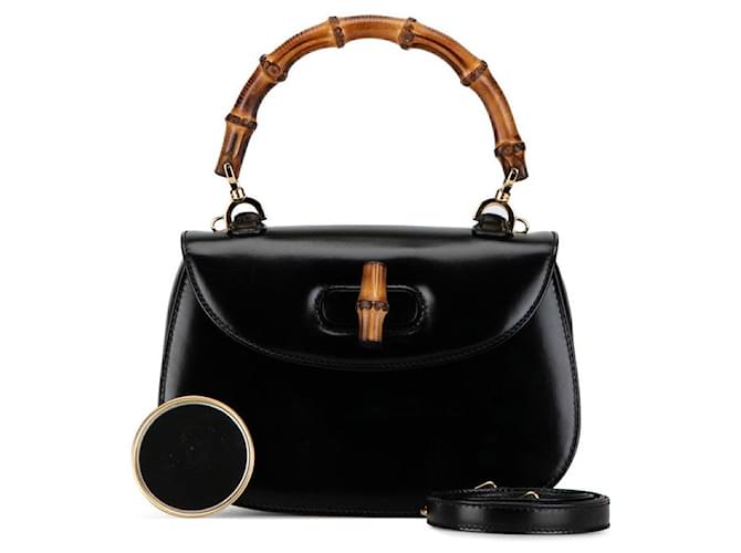 Sac à main en cuir de bambou Gucci Sac à main en cuir 000 2046 en bon état  ref.1369791