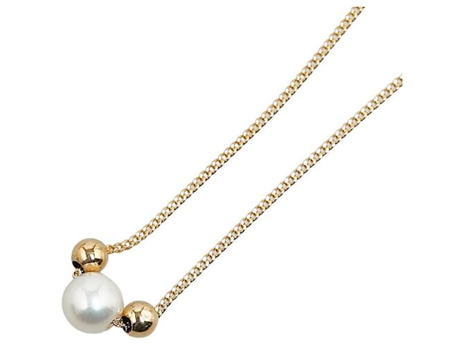 & Other Stories Andere 18 Karat Gold Perlenkette Metallkette in ausgezeichnetem Zustand  ref.1369802