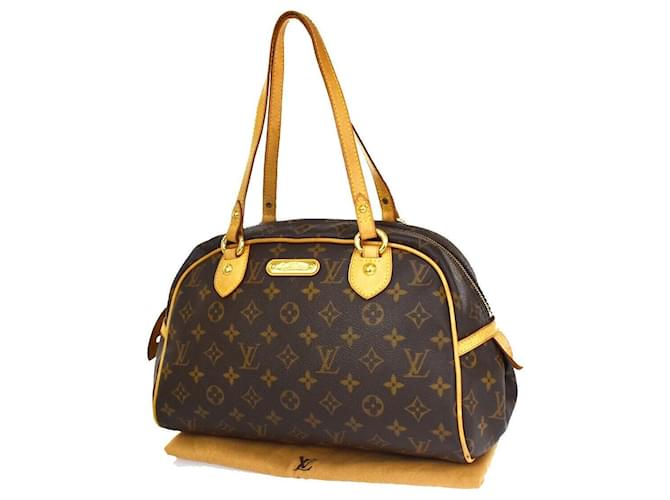 Louis Vuitton Montorgueil Brown Cloth  ref.1369837
