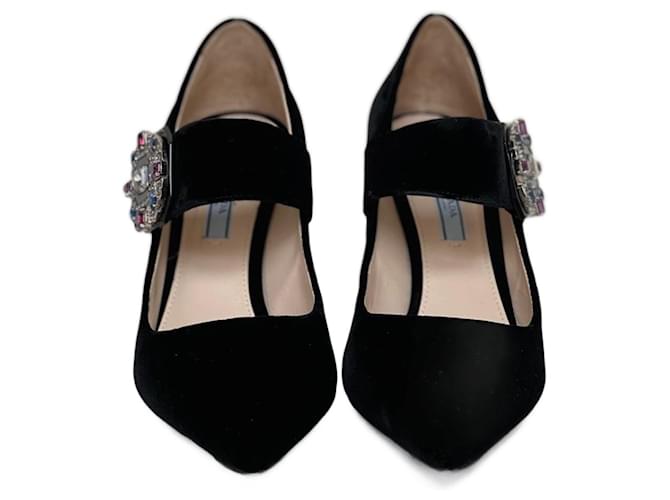 Prada heels size 40 Black  ref.1369855