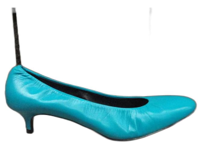 Pierre Hardy High heels Blau Leder  ref.1369858