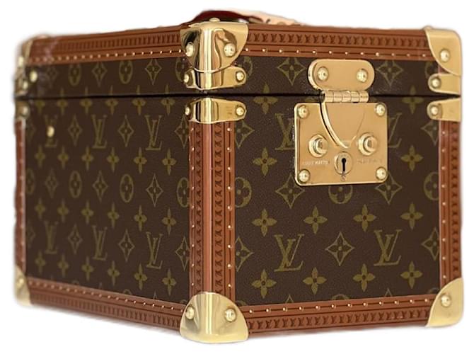 Caixa de frascos Louis Vuitton Marrom Lona  ref.1369888