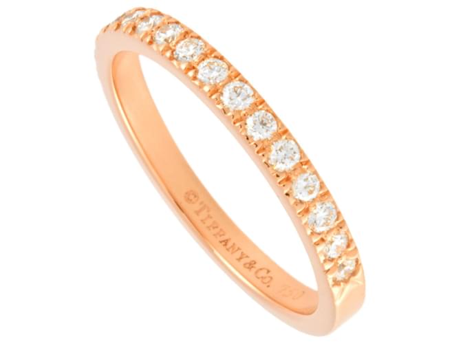 Tiffany & Co Eternity Ring Golden Pink gold  ref.1369892