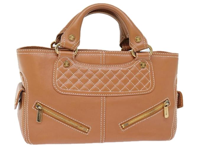 Céline CELINE Hand Bag Leather Brown Auth 71534  ref.1370000