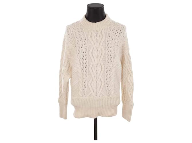 Eric Bompard Cashmere sweater Cream  ref.1370058