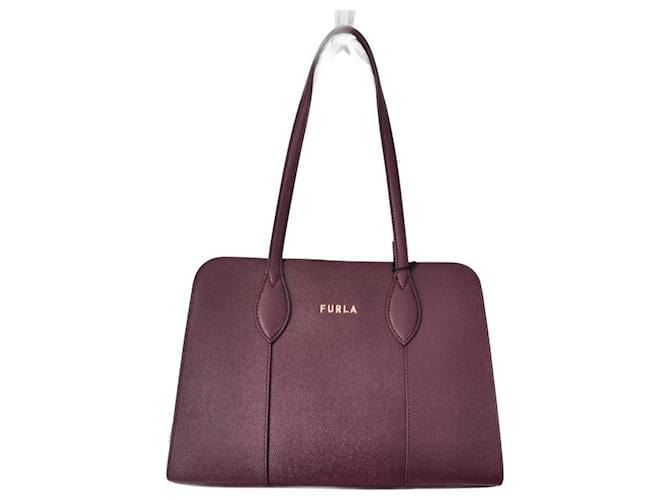 Furla Bolsas Bordeaux Couro  ref.1370091