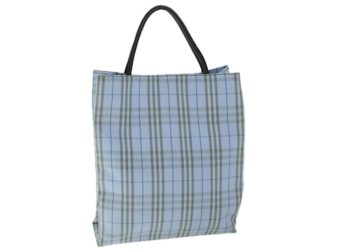 Bolsa de mão BURBERRY Nova Check Nylon Azul Claro Auth ep3412  ref.1370110