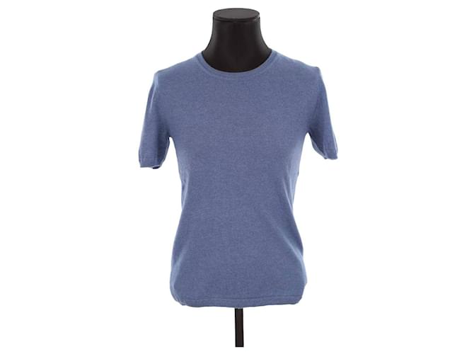 Eric Bompard Cashmere sweater Blue  ref.1370157