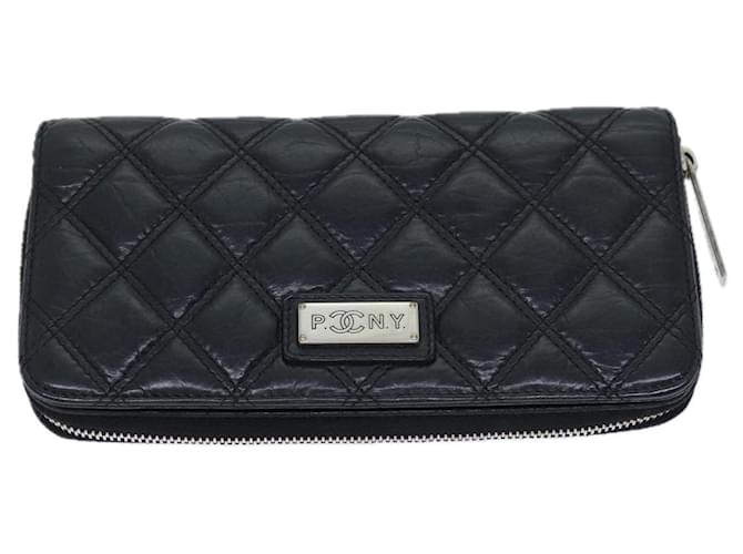 Chanel Matelassé Preto Couro  ref.1370200