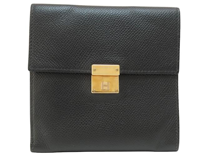 Hermès Clic 12 Black Leather  ref.1370219