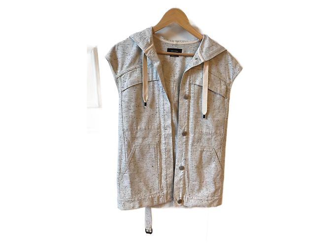 ISABEL MARANT Chaquetas T.FR 34 Algodón Gris
