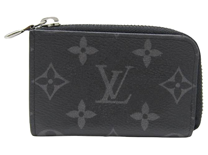 LOUIS VUITTON Porte Monnaie Jour Toile Bleu Marine  ref.1370499