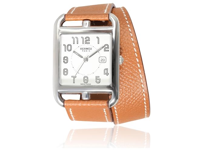 Montre unisexe Hermès Cape Cod CC2.710 en acier inoxydable  ref.1370855