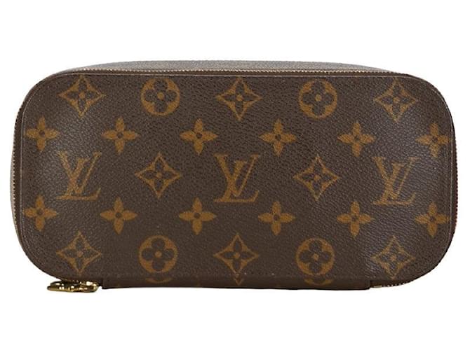 Pochette Louis Vuitton Monogram Truce Brush GM M47505 Marrone PVC in ottime condizioni Plastica  ref.1370973